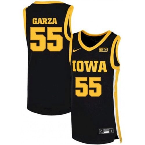 6861c60be85db_1 Men's Iowa Hawkeyes Active Player Custom Black College Basketball Stitched Jersey
