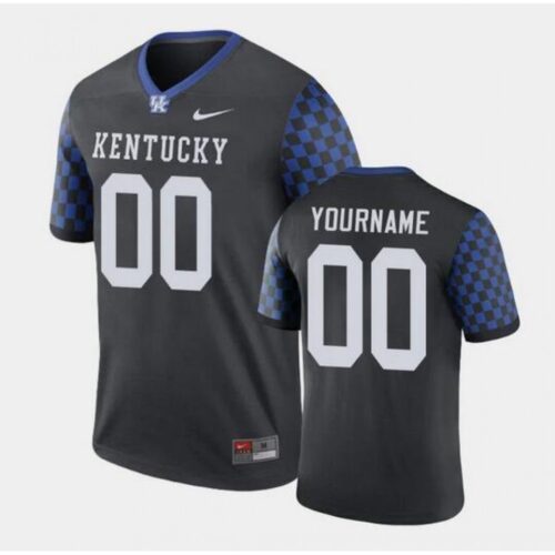 6861c610d7382_1 Men's Kentucky Wildcats ACTIVE PLAYER Custom Black Stitched Jersey
