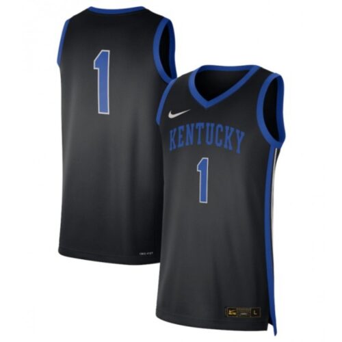 6861c61380771_1 Men's Kentucky Wildcats ACTIVE PLAYER Custom Black Stitched Basketball Jersey