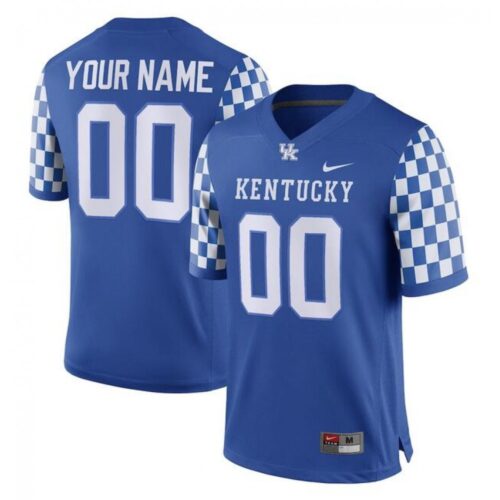 6861c61607034_1 Men's Kentucky Wildcats ACTIVE PLAYER Custom Blue Stitched Jersey
