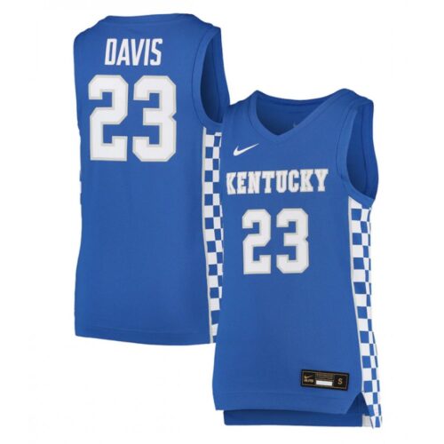 6861c61df3b06_1 Men's Kentucky Wildcats Custom Blue Stitched Basketball Jersey