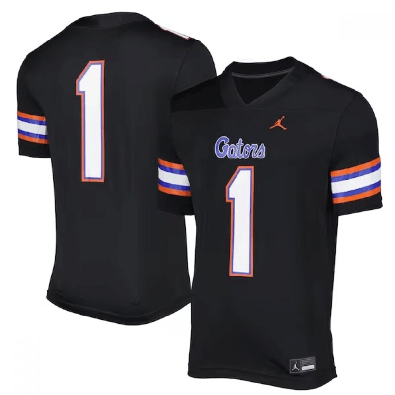 6861c6234cc61_1 Men's Florida Gators Customized Black Stitched Game Jersey