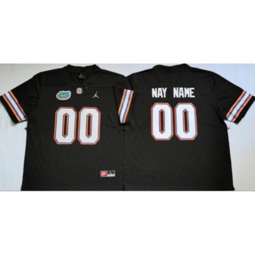 6861c62b368b8_1 Men's Florida Gators Custom Black Stitched Jersey