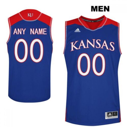 6861c63623527_1 Men's Kansas Jayhawks Personalized Blue Stitched NCAA Jersey