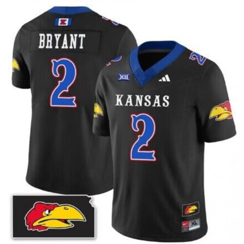 6861c6411618d_1 Men's Kansas Jayhawks ACTIVE PLAYER Custom Black 2023 F.U.S.E. Stitched Jersey