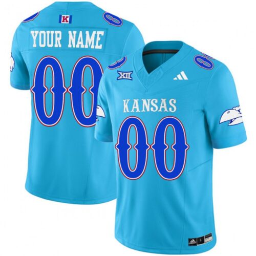6861c65ea5195_1 Men's Kansas Jayhawks ACTIVE PLAYER Custom Old KU 2023 F.U.S.E. Vapor Limited Stitched Jersey