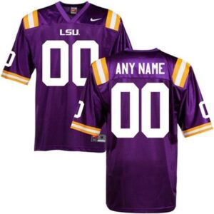 6861c6614d170_1 LSU Tigers Personalized Authentic Purple NCAA Jersey