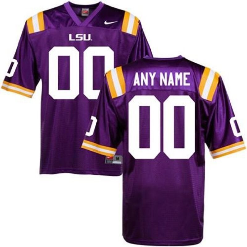 6861c6614d170_1 LSU Tigers Personalized Authentic Purple NCAA Jersey