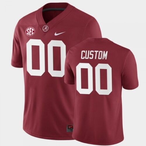 6861c67919860_1 Men's Alabama Crimson Tide Active Player Custom Red Stitched Jersey
