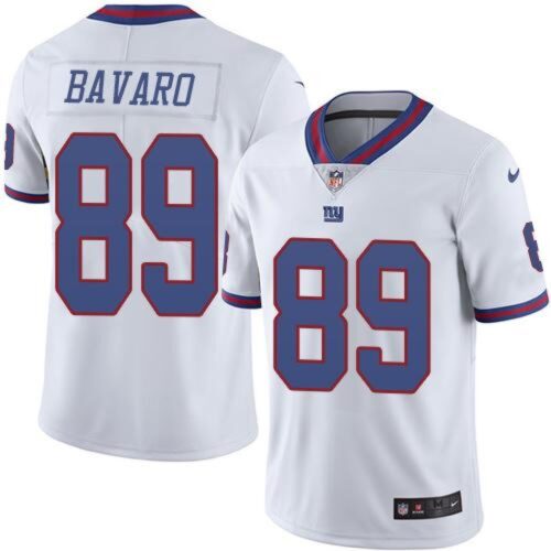 6861c69f2a3e5_1 Giants #89 Mark Bavaro White Men's Stitched NFL Limited Rush Jersey