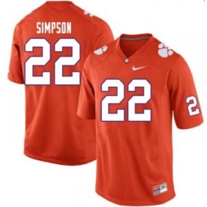 6861c6a4c2ad3_1 Youth Clemson Tigers Orange Custom Stitched Jersey