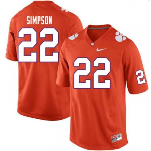 6861c6a4c2ad3_1 Youth Clemson Tigers Orange Custom Stitched Jersey