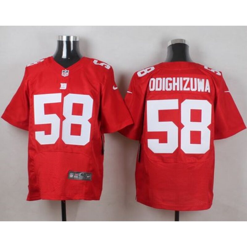 6861c6b556de1_1 Giants #58 Owa Odighizuwa Red Alternate Men's Stitched NFL Elite Jersey