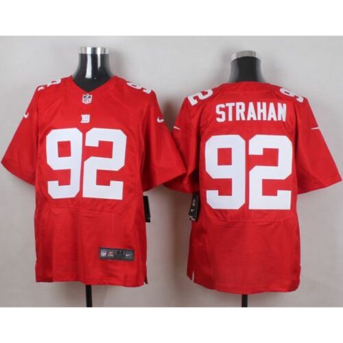 6861c6b83ff62_1 Giants #92 Michael Strahan Red Alternate Men's Stitched NFL Elite Jersey