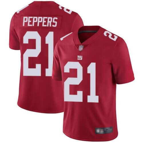 6861c6c5225c5_1 Men's New York Giants #21 Jabrill Peppers Red Vapor Untouchable Limited Stitched NFL Jersey