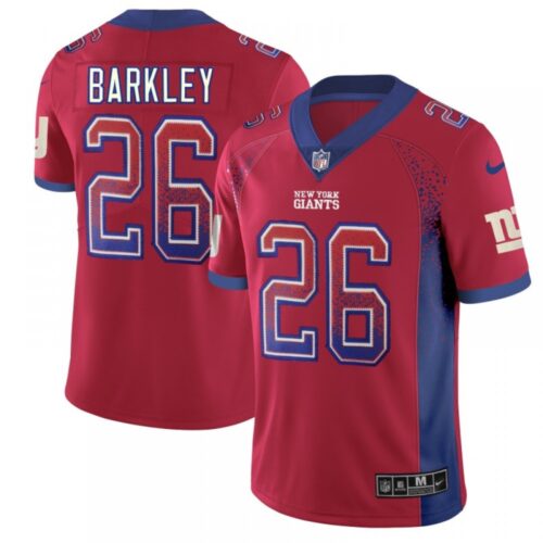 6861c6c88da96_1 Men's New York Giants #26 Saquon Barkley Red 2018 Drift Fashion Color Rush Limited Stitched NFL Jersey