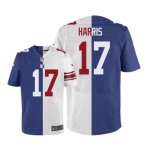 6861c6f5ca1c2_1 Giants #17 Dwayne Harris Royal Blue/White Men's Stitched NFL Elite Split Jersey