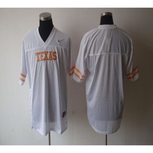 6861c6fcf1ef6_1 Longhorns Blank White Stitched NCAA Jersey