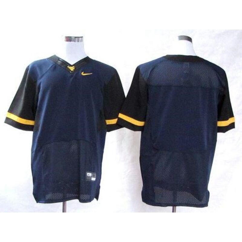 6861c7063050a_1 Mountaineers Blank Navy Blue Stitched NCAA Jersey