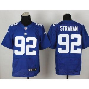 6861c7225e910_1 Giants #92 Michael Strahan Royal Blue Team Color Men's Stitched NFL Elite Jersey