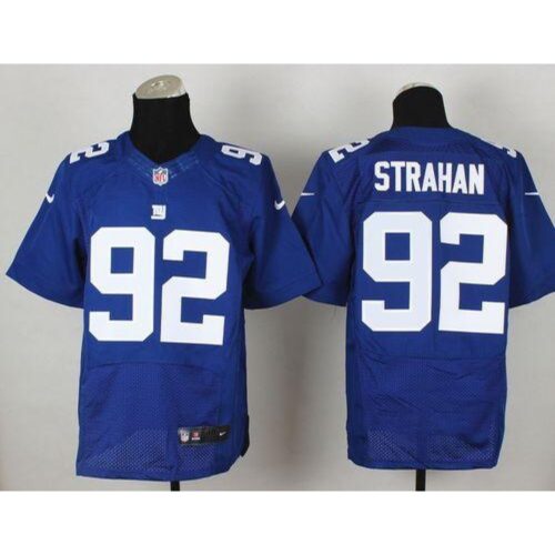 6861c7225e910_1 Giants #92 Michael Strahan Royal Blue Team Color Men's Stitched NFL Elite Jersey