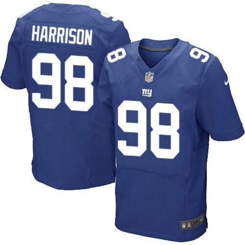 6861c72581904_1 Giants #98 Damon Harrison Royal Blue Team Color Men's Stitched NFL Elite Jersey