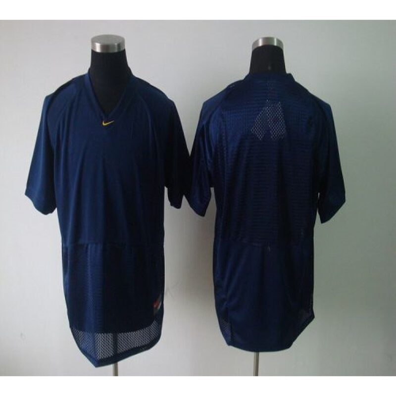 6861c72a91c4d_1 Wolverines Blank Blue Stitched NCAA Jersey