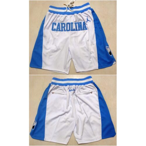 6861c7338f684_1 Men's North Carolina White/Blue Shorts(Run Small)