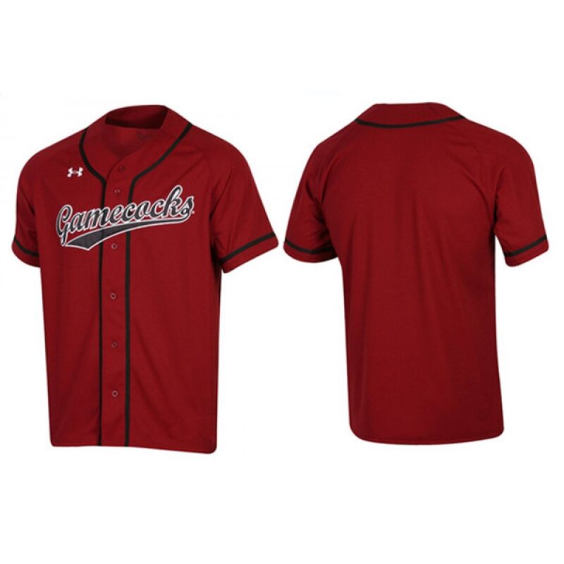 6861c748bf507_1 Men's South Carolina Fighting Gamecocks Red Stitched Jersey