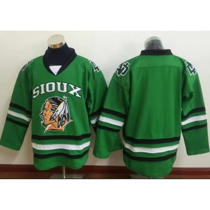 6861c78100a66_1 Toddlers North Dakota Fighting Sioux Blank Green Stitched Jersey