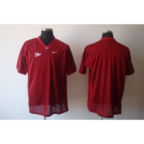 6861c7e39d944_1 Crimson Tide Blank Red Stitched NCAA Jersey