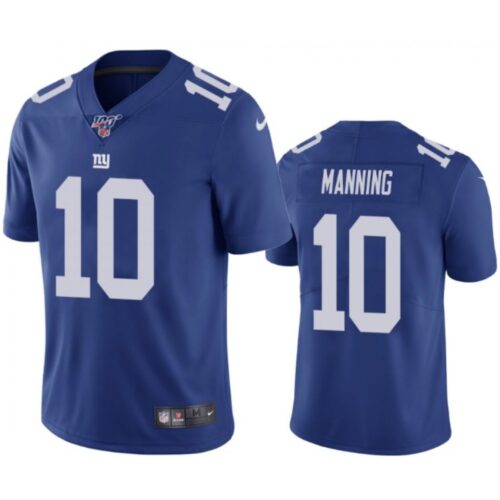 6861c7ed68e2d_1 Men's New York Giants #10 Eli Manning Blue 2019 100th Season Vapor Untouchable Limited Stitched NFL Jersey