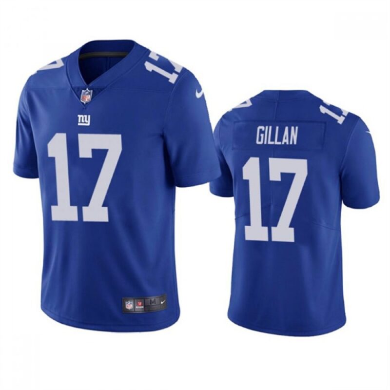 6861c7f69cf1d_1 Men's New York Giants #17 Jamie Gillan Blue Vapor Untouchable Limited Stitched Jersey