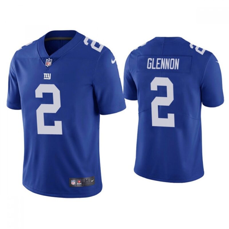 6861c7fcc2b49_1 Men's New York Giants #2 Mike Glennon Blue Vapor Untouchable Limited Stitched Jersey