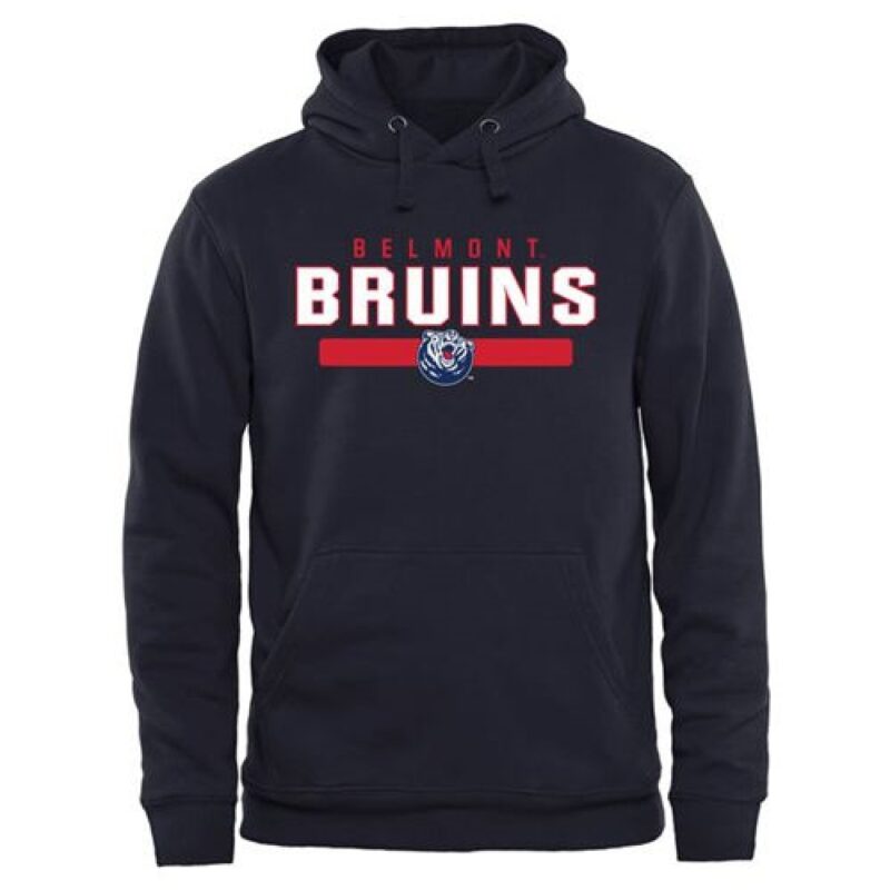 6861c825d953b_1 Belmont Bruins Team Strong Pullover Hoodie Navy