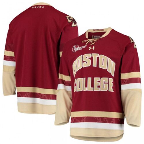 6861c870dbea7_1 Men's Under Armour Maroon Boston Red Stitched Jersey