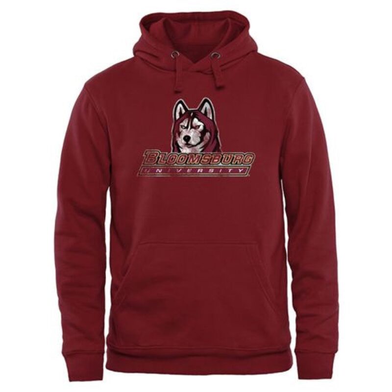 6861c88c60d9f_1 Bloomsburg Huskies Classic Primary Pullover Hoodie Garnet