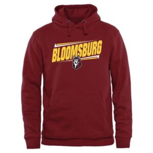 6861c88f2465f_1 Bloomsburg Huskies Double Bar Pullover Hoodie Maroon