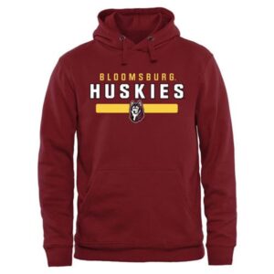6861c89512c1b_1 Bloomsburg Huskies Team Strong Pullover Hoodie Garnet