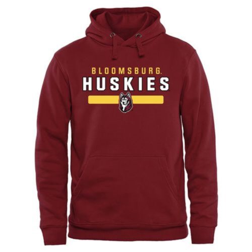 6861c89512c1b_1 Bloomsburg Huskies Team Strong Pullover Hoodie Garnet