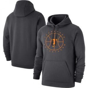 6861c8c813a26_1 Men's Tennessee Volunteers Black Basketball Icon Club Fleece Pullover Hoodie