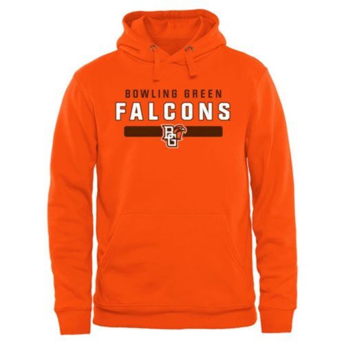 6861c910459b8_1 Bowling Green St. Falcons Team Strong Pullover Hoodie Orange