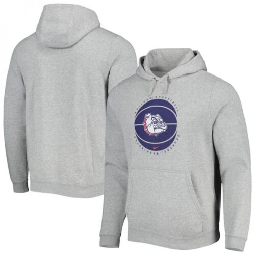 6861c933214e2_1 Men's Georgia Bulldogs Grey Basketball Pullover Hoodie
