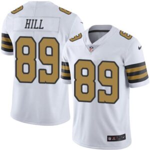 6861c9359c678_1 Saints #89 Josh Hill White Men's Stitched NFL Limited Rush Jersey