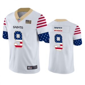 6861c93c7b6e6_1 Men's New Orleans Saints #9 Drew Brees White 2019 USA Flag Fashion Limited Stitched NFL Jersey