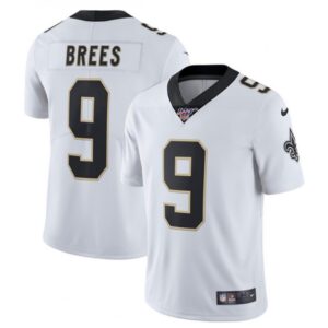 6861c94610df0_1 Men's New Orleans Saints #9 Drew Brees White 2019 100th Season Vapor Untouchable Limited Stitched NFL Jersey