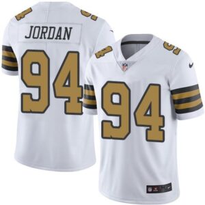 6861c958edabb_1 Saints #94 Cameron Jordan White Men's Stitched NFL Limited Rush Jersey