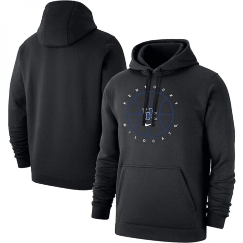 6861c95f7e941_1 Men's Kentucky Wildcats Black Basketball Icon Club Fleece Pullover Hoodie