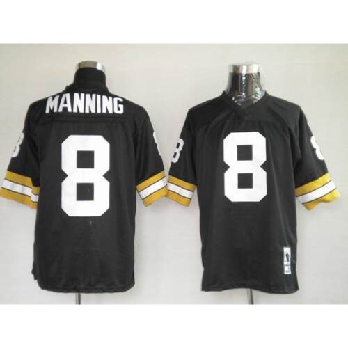 6861c96fbbbc6_1 Mitchel & Ness Saints #8 Archie Manning Black Stitched Throwback NFL Jersey