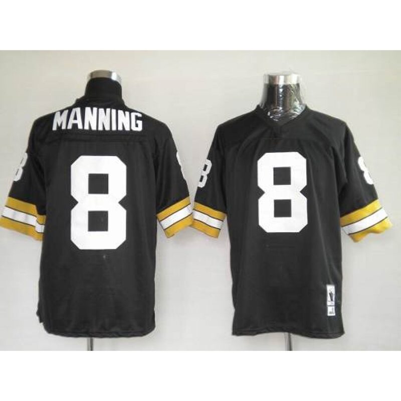 6861c96fbbbc6_1 Mitchel & Ness Saints #8 Archie Manning Black Stitched Throwback NFL Jersey
